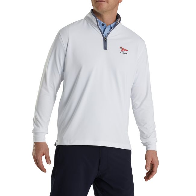 Sudaderas Footjoy 2023 U.S. Open Quarter-Zip Pullover Hombre Blancas | ZEUAHVP-94