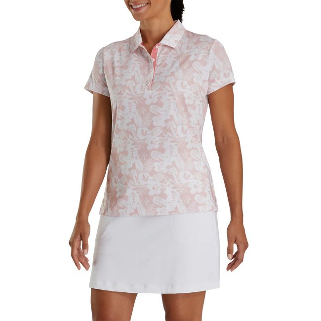 Camisas Footjoy 2023 U.S. Open Tropical Print Mujer Rosas | EMNLPUK-20