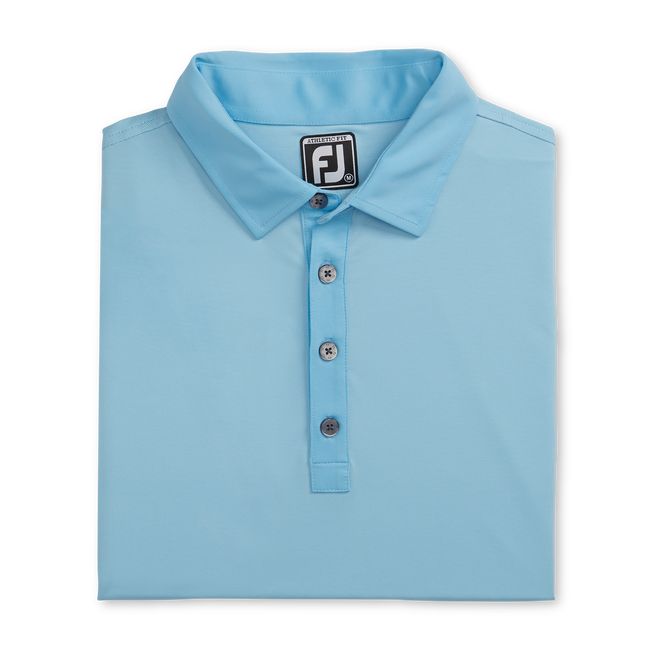 Camisas Footjoy Atléticos Fit Lisle End-On-End Self Collar Hombre Azur | SFCXVQO-20