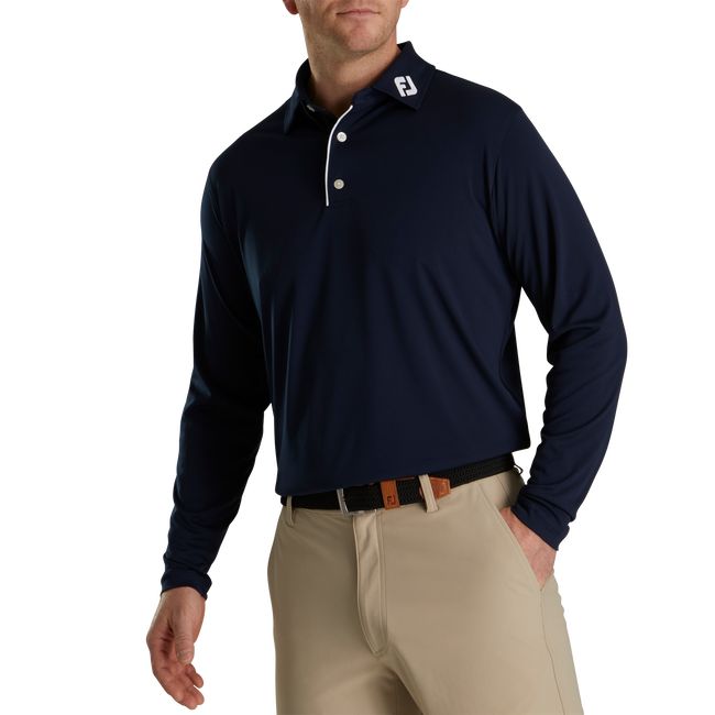 Camisas Footjoy Long Sleeve Sun Protection Hombre Negras | LWYNUBQ-57