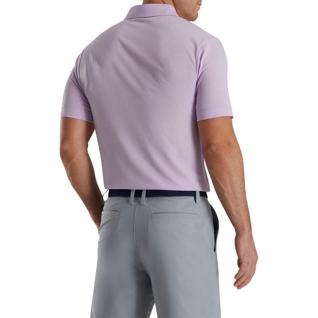 Camisas Footjoy Solid Jersey Hombre Moradas | SAIQGPE-47