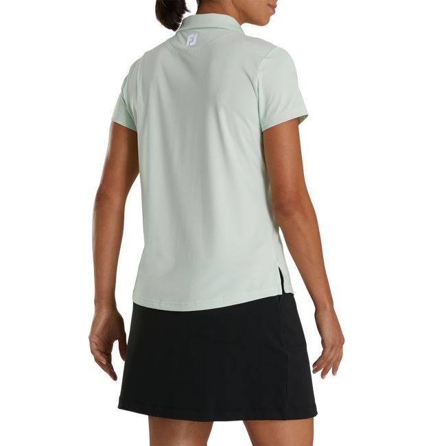 Camisas Footjoy Solid Lisle Self Collar Mujer Verde Menta | FQXEYPL-26