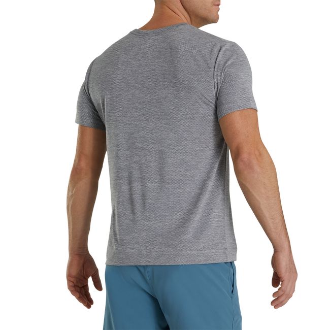 Camiseta Footjoy Hypr Workout Hombre Gris | TVOPNDK-35