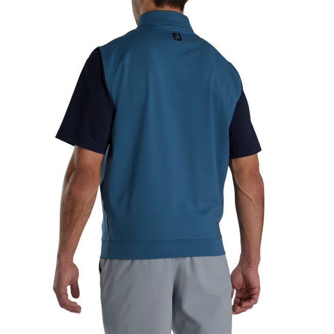 Chalecos Footjoy Half-Zip Jersey - Fj Tour Collar Hombre Negras Azules | JBIGXKW-50