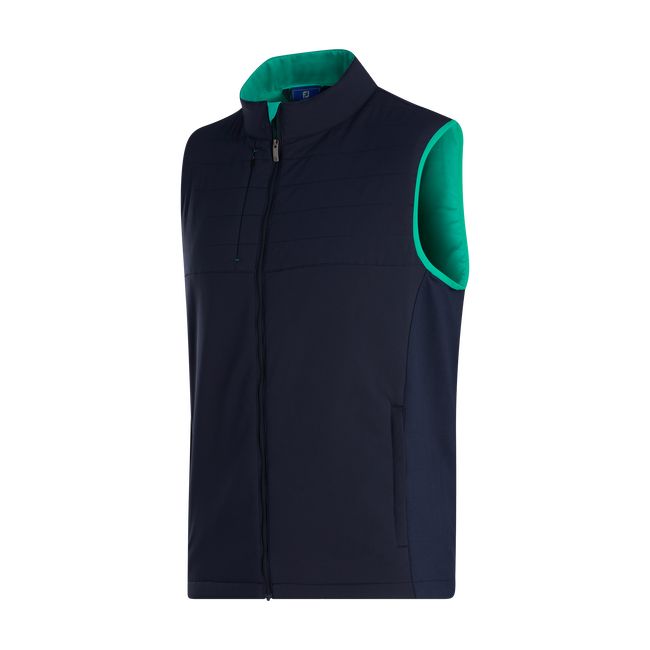 Chalecos Footjoy Insulated Full-Zip Hombre Azul Marino Verde | EAUDNGO-75