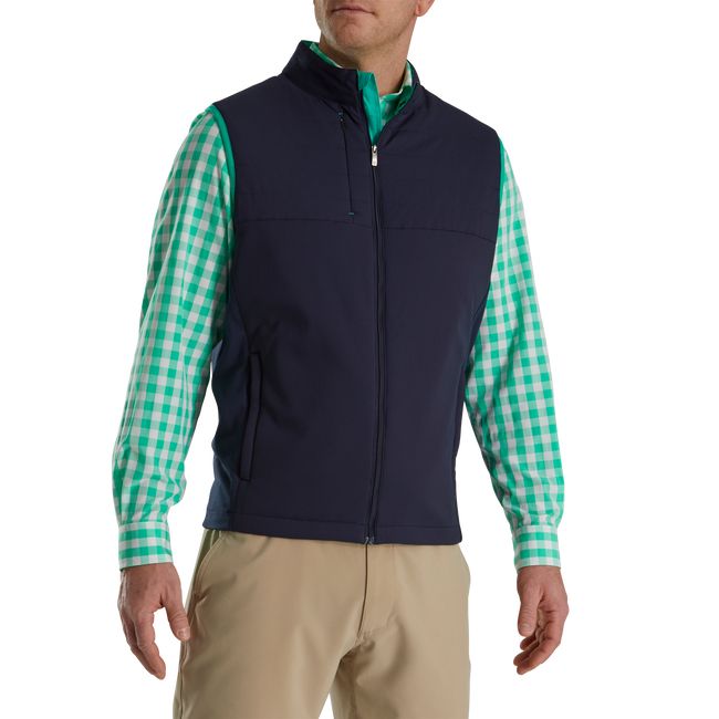 Chalecos Footjoy Insulated Full-Zip Hombre Azul Marino Verde | EAUDNGO-75