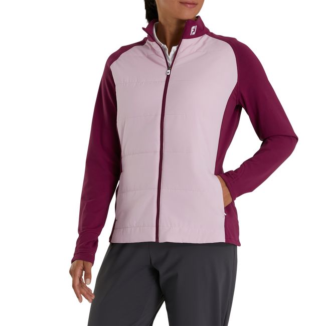 Chaquetas Footjoy Híbrido - Fj Tour Logo Mujer Rosas | GABMDXH-61