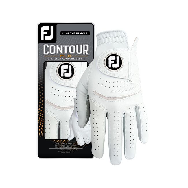 Guantes De Golf Footjoy Contour Flx Mujer Blancas | JVFQCHM-27