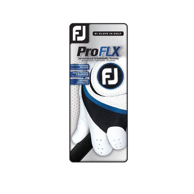 Guantes De Golf Footjoy Pro Flx Hombre Blancas Negras | PCNYTSI-37