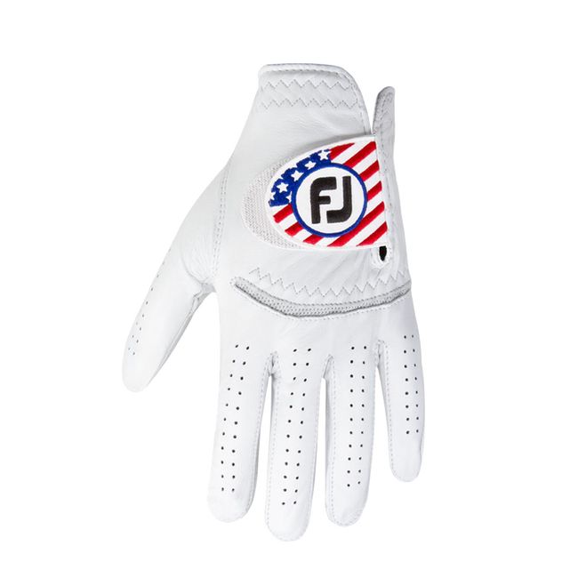 Guantes De Golf Footjoy Stasof Flag Hombre Blancas | APSTNMO-31