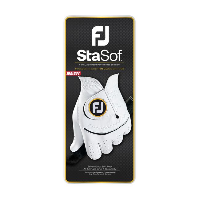 Guantes De Golf Footjoy Stasof Hombre Blancas Negras | SFQWBYP-80