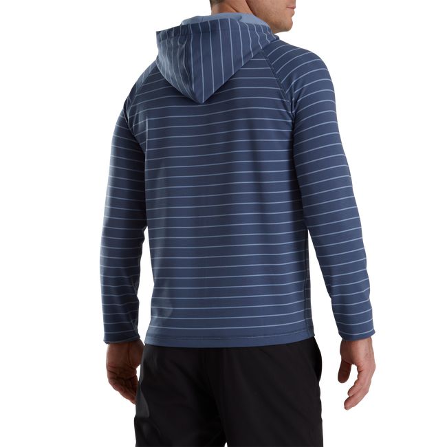 Hoodie Footjoy A Rayas Hombre Azul Marino | ELQOATF-57