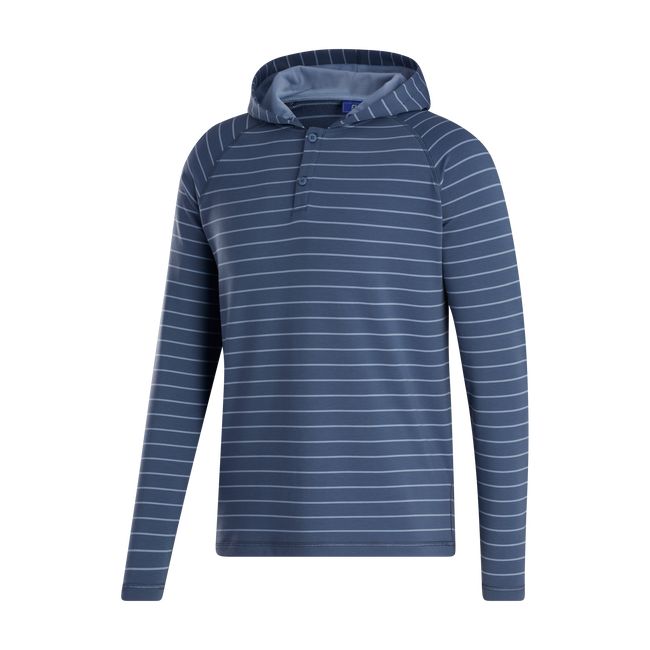 Hoodie Footjoy A Rayas Hombre Azul Marino | ELQOATF-57