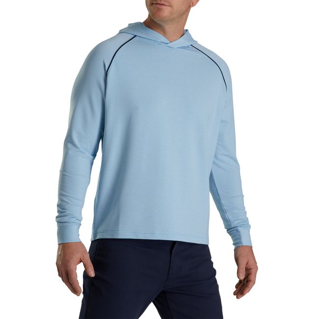 Hoodie Footjoy Pinstriped Hombre Azules | YXFHVKS-94