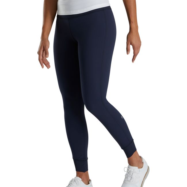 Leggins Footjoy Ankle Length Rib Block Mujer Azul Marino | EMZRCWV-82