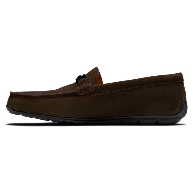 Loafers Footjoy Club Casuals Gamuza Hombre Chocolate | GIOXJZU-96