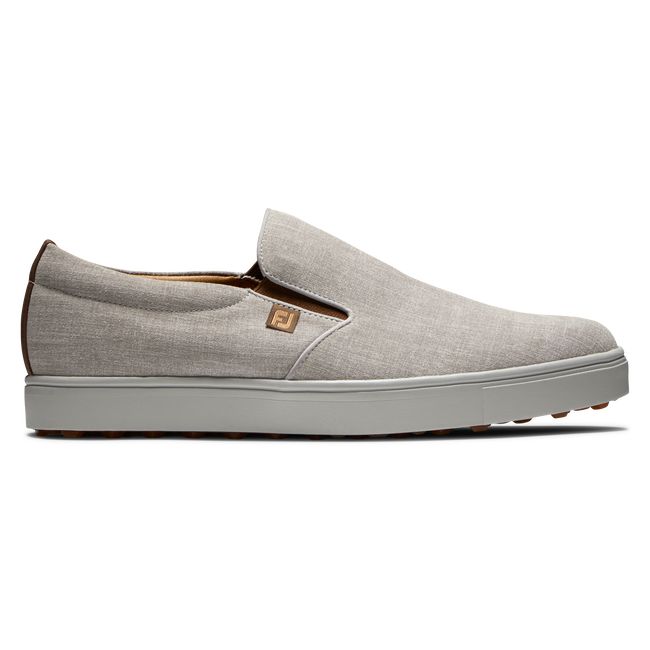 Slip On Footjoy Club Casuales Hombre Blancas | KJHWXNB-73