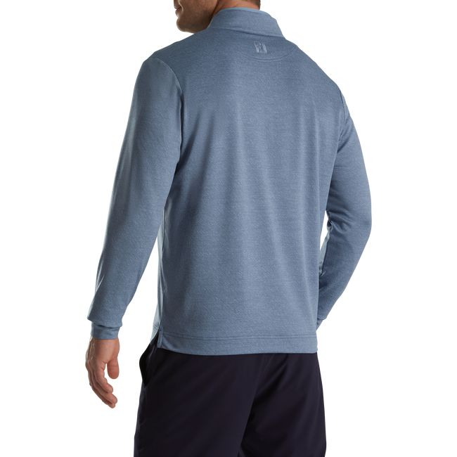 Sudaderas Footjoy Jacquard Texture Capa Intermedia Hombre Azules | CMOAVPB-05