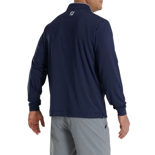 Sudaderas Footjoy Ligeros Solid Mid-Layer - Fj Tour Logo Hombre Azul Marino | AXKLMYH-56