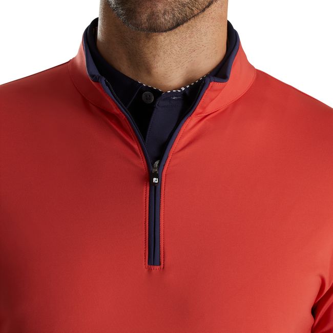 Sudaderas Footjoy Ligeros Solid Mid-Layer Hombre Rojas | POCISGY-56