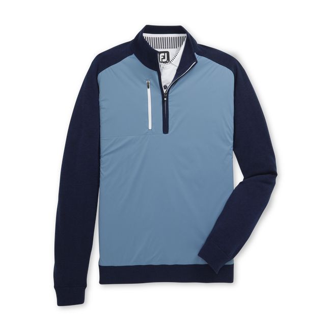 Sudaderas Footjoy Tech Sueter Hombre Azules | UQYNOAK-50