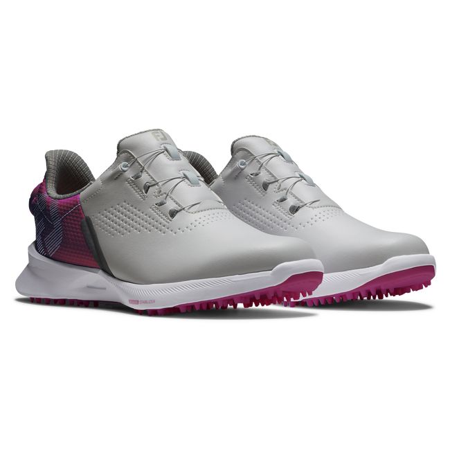 Zapatillas Footjoy Fj Fuel Boa Mujer Gris Rosas | CSMRODK-94