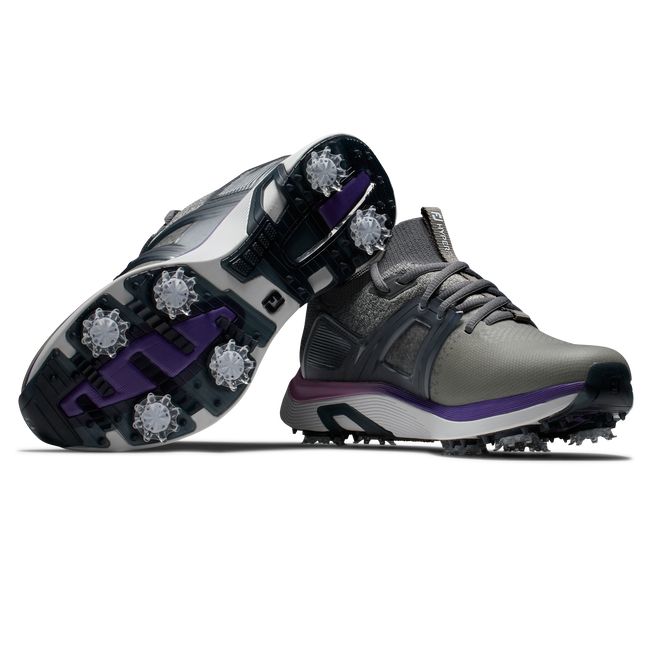 Zapatos Golf Con Pinchos Footjoy Hyperflex Mujer Gris Rosas | GSPQOEB-10