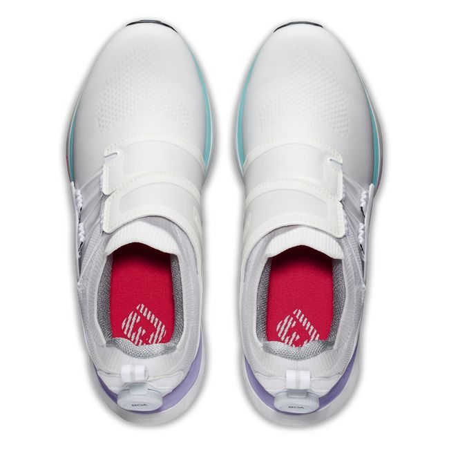 Zapatos Golf Con Pinchos Footjoy Hyperflex Boa Mujer Blancas | NWZEKUL-50