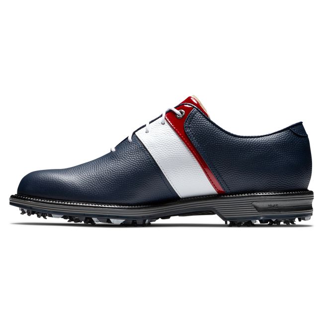 Zapatos Golf Con Pinchos Footjoy Myjoys Premiere Series - Packard Hombre Azul Marino Blancas | XPUCYLI-06