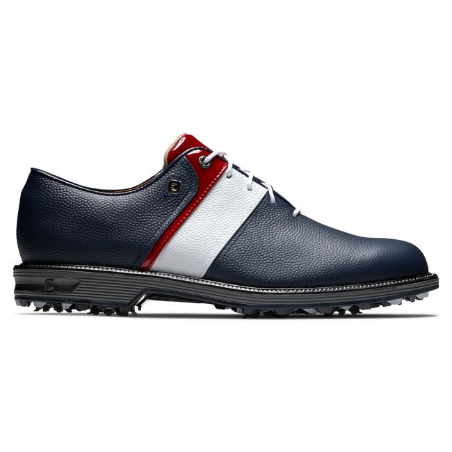 Zapatos Golf Con Pinchos Footjoy Myjoys Premiere Series - Packard Hombre Azul Marino Blancas | XPUCYLI-06