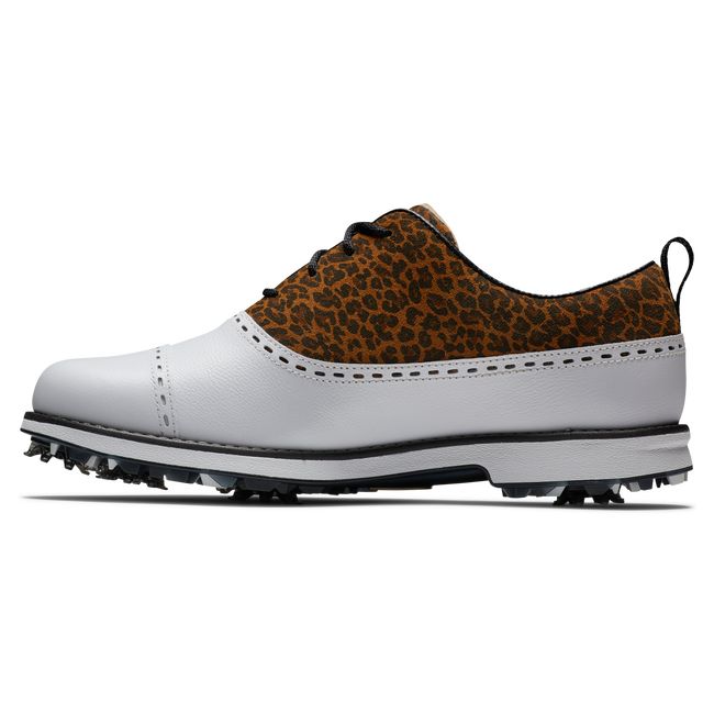 Zapatos Golf Con Pinchos Footjoy Premiere Series - Cap Puntera Mujer Blancas | VUYRWDF-67