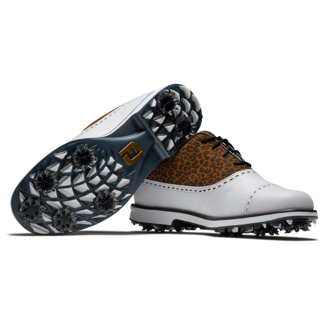 Zapatos Golf Con Pinchos Footjoy Premiere Series - Cap Puntera Mujer Blancas | VUYRWDF-67