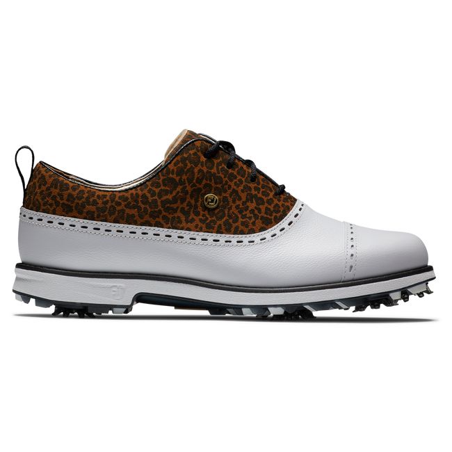 Zapatos Golf Con Pinchos Footjoy Premiere Series - Cap Puntera Mujer Blancas | VUYRWDF-67