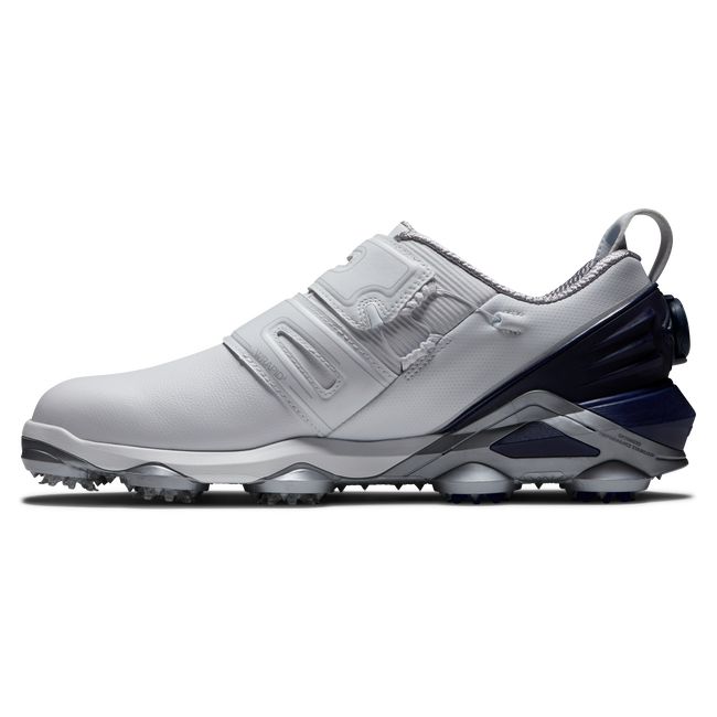 Zapatos Golf Con Pinchos Footjoy Tour Alpha Dual Boa Hombre Blancas Gris | MVWAXFJ-37