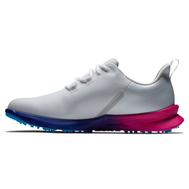 Zapatos Golf Sin Pinchos Footjoy Fj Fuel Deporte Hombre Blancas Rosas | JKBIQHV-21