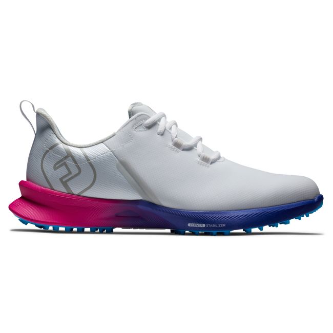 Zapatos Golf Sin Pinchos Footjoy Fj Fuel Deporte Hombre Blancas Rosas | JKBIQHV-21