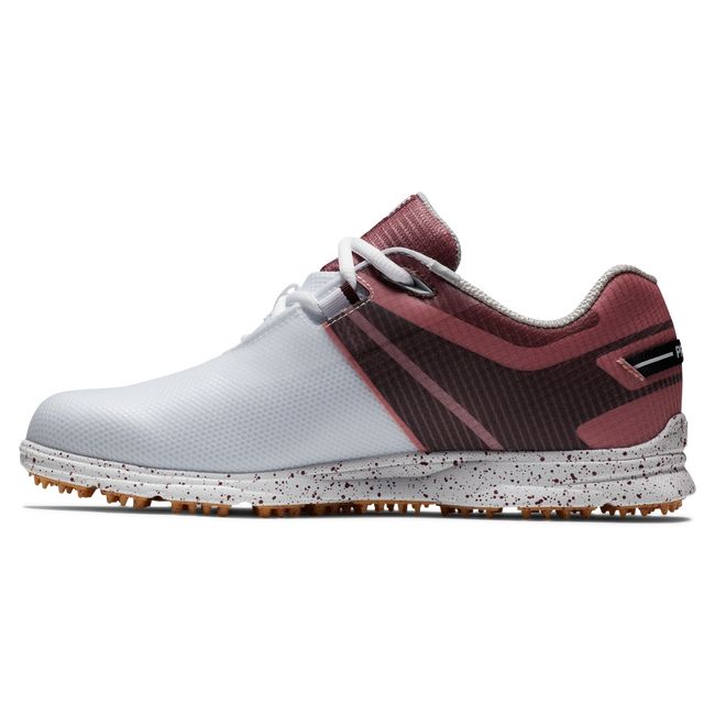 Zapatos Golf Sin Pinchos Footjoy Pro|SL Deporte Mujer Blancas Burdeos | ZXWDKBN-84