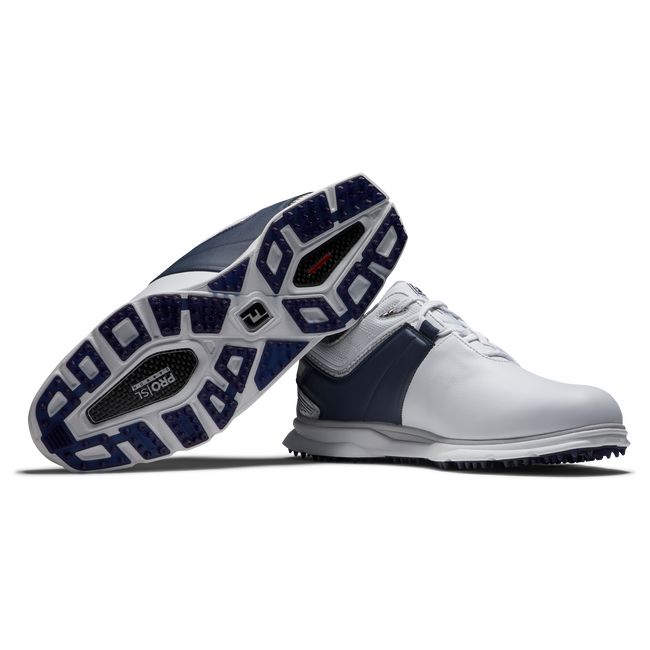 Zapatos Golf Sin Pinchos Footjoy Pro|Sl Carbon Hombre Blancas Azul Marino | BGEJXCT-59