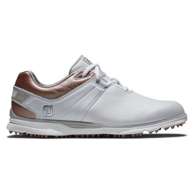 Zapatos Golf Sin Pinchos Footjoy Pro|Sl Mujer Blancas Rosas Doradas | BJFVNSY-27