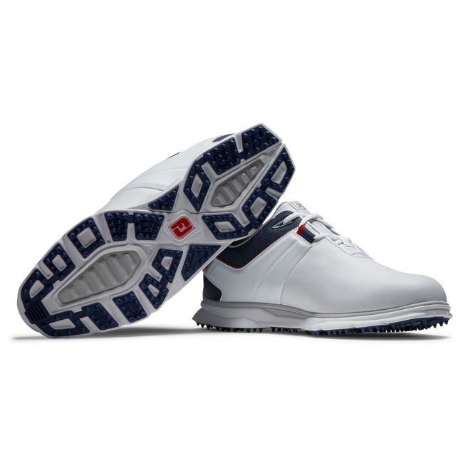 Zapatos Golf Sin Pinchos Footjoy Pro|Sl Hombre Blancas Azul Marino | GSIQKZX-67