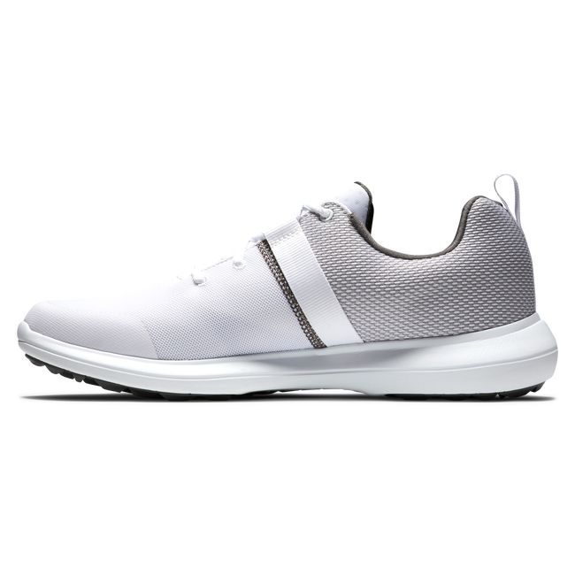 Zapatos de Golf Footjoy Flex Hombre Blancas Gris | AOWBDMS-64