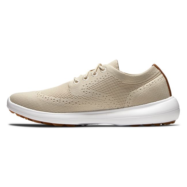 Zapatos de Golf Footjoy Flex Le2 Mujer Beige | BSAXEYD-37