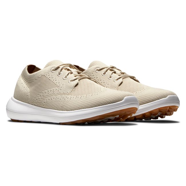 Zapatos de Golf Footjoy Flex Le2 Mujer Beige | BSAXEYD-37