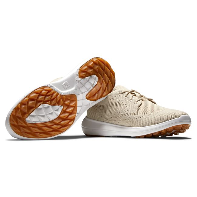 Zapatos de Golf Footjoy Flex Le2 Mujer Beige | BSAXEYD-37