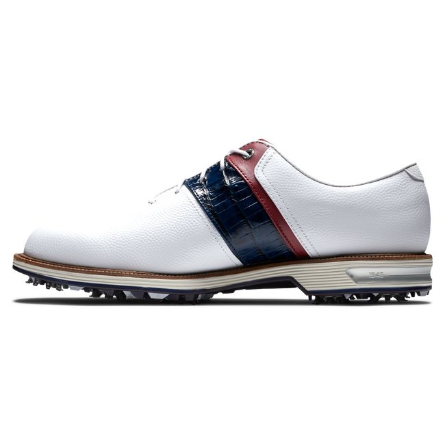 Zapatos de Golf Footjoy Premiere Series Hombre Blancas Azul Marino | KHGFXLQ-98