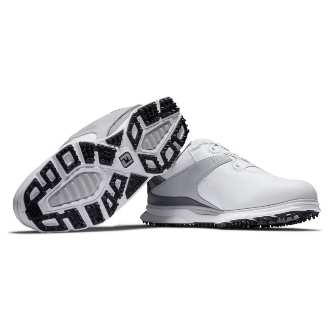 Zapatos de Golf Footjoy Pro|Sl Boa Hombre Blancas Gris | RBCDTKE-76