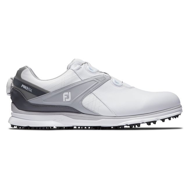 Zapatos de Golf Footjoy Pro|Sl Boa Hombre Blancas Gris | RBCDTKE-76